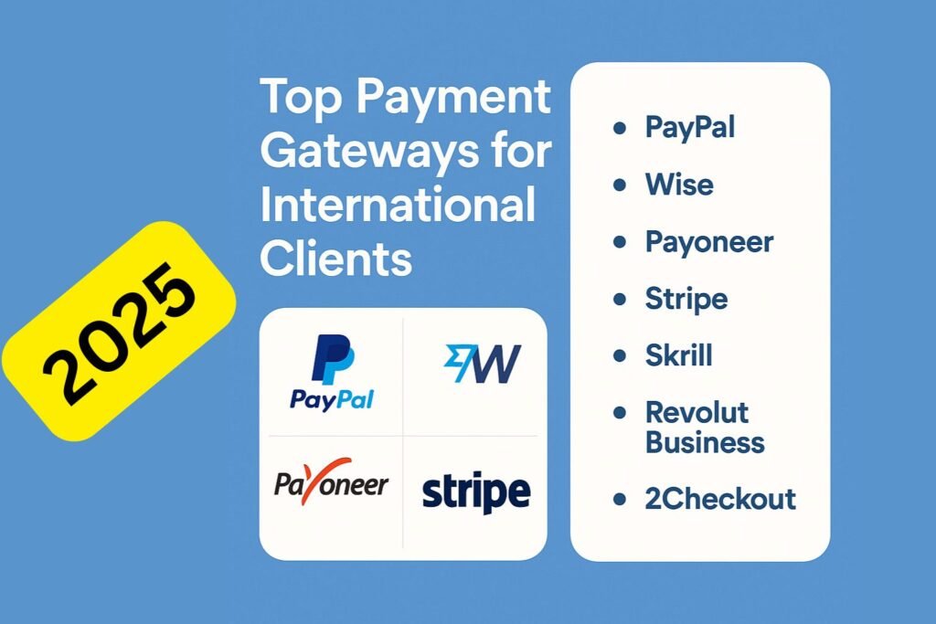 Top Payment Gateways for International Clients in 2025